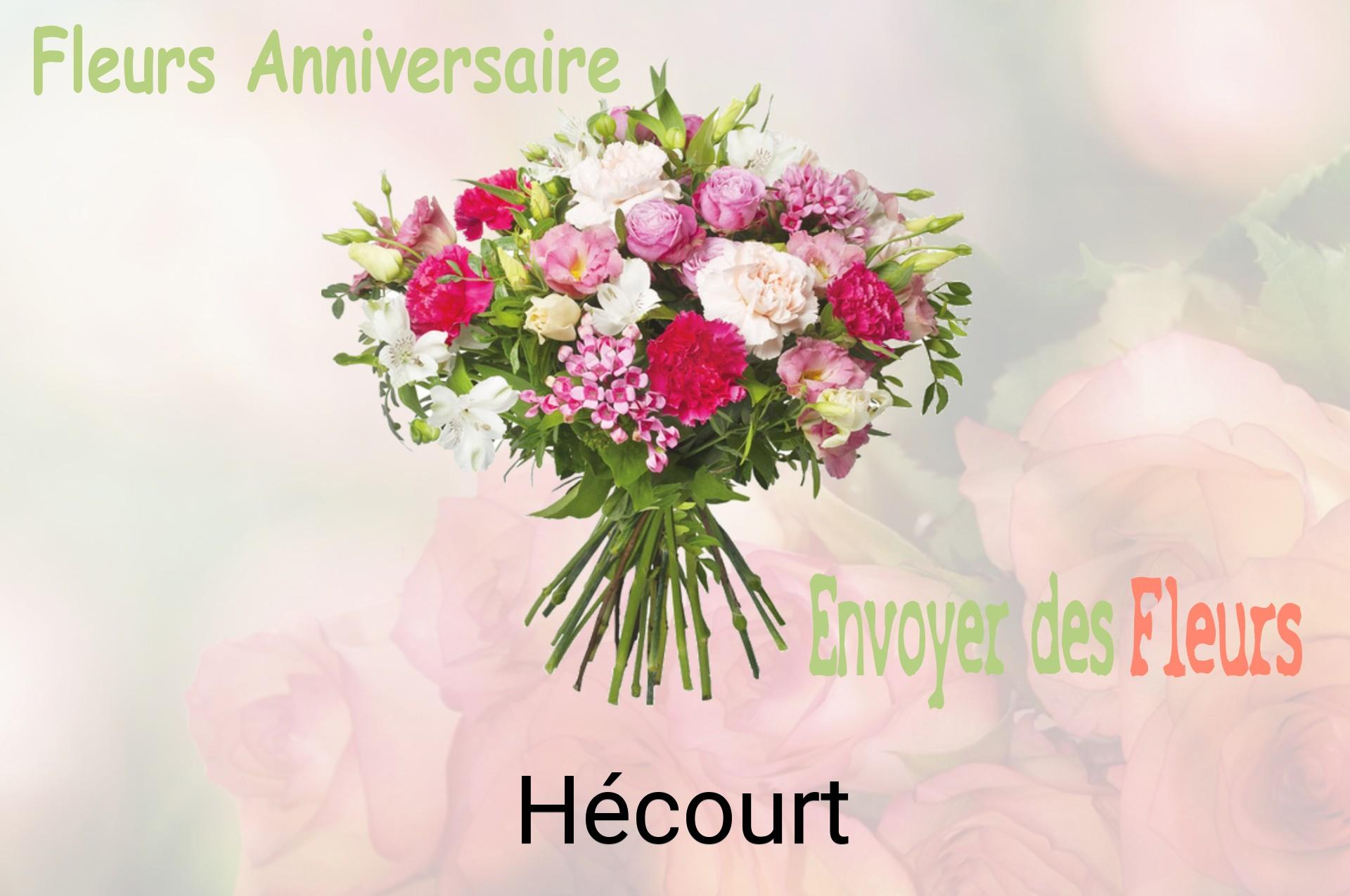 Bouquet de fleurs d’anniversaire livré à Hécourt
