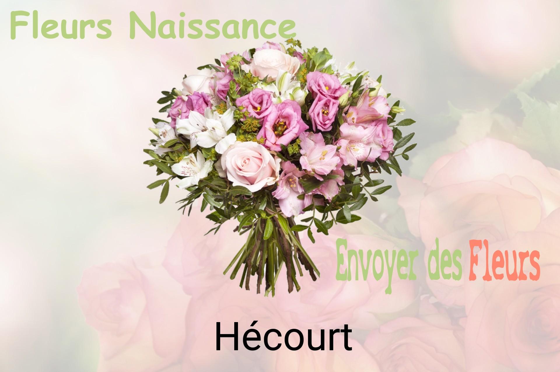Bouquet de fleurs de naissance livré à Hécourt